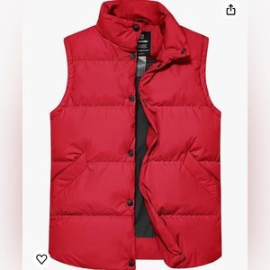 wantdo Women's Puffer Vests Thicken Winter Vest Warm Bubble Vest Winter Coat